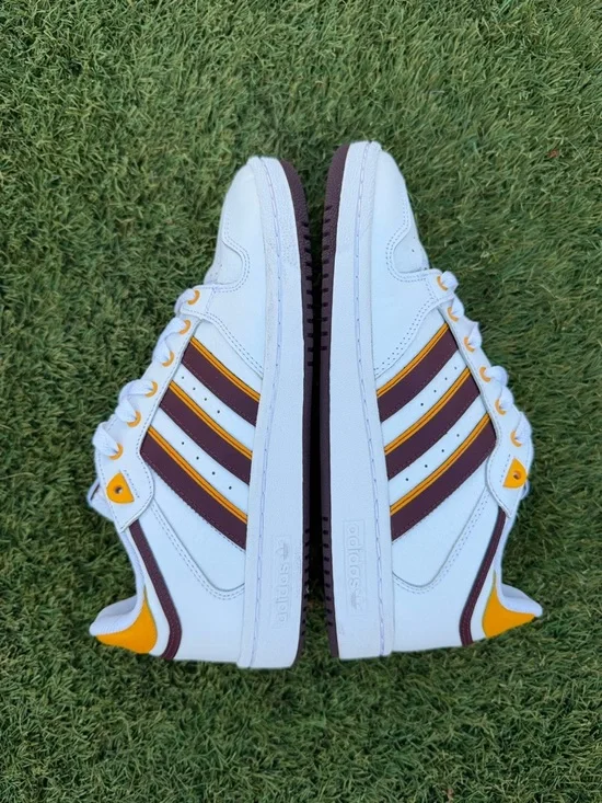 Adidas ASU Sun Devils Maroon & Gold sneakers size 8.5 - Picture 5 of 7
